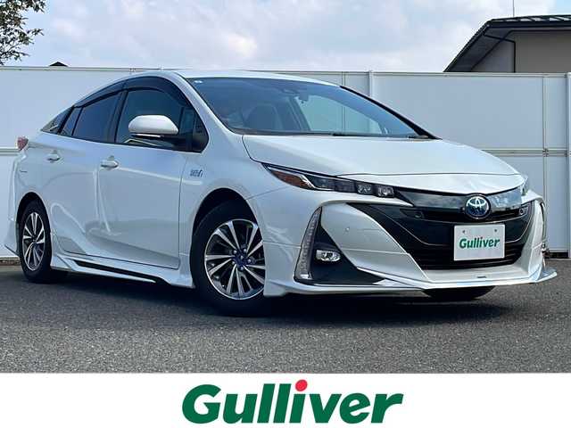 トヨタ プリウス ＰＨＶ S セーフティパッケージ 岩手県 2019(令1)年 7万km ホワイトパールクリスタルシャイン モデリスタエアロ　モデリスタ１５インチＡＷ　トヨタセーフティセンス　ＢＳＭ　クルコン　純正９型ナビ　全周囲Ｃ　Ｂｌｕｅｔｏｏｔｈ　ＤＶＤ再生　ビルトインＥＴＣ　前後コーナーセンサー　LEDオートライト