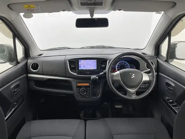 スズキ ワゴンＲ スティングレー X 愛知県 2013(平25)年 5万km シルキーシルバーメタリック /禁煙車//エクリプスナビ//ワンセグTV//HIDヘッドライト//フロントフォグランプ//ベンチシート//ISOFIX対応//純正14インチアルミホイール//社外フロアマット//純正ドアバイザー//革巻きステアリング//プッシュスタート//電動格納ミラー//アイドリングストップ//ABS