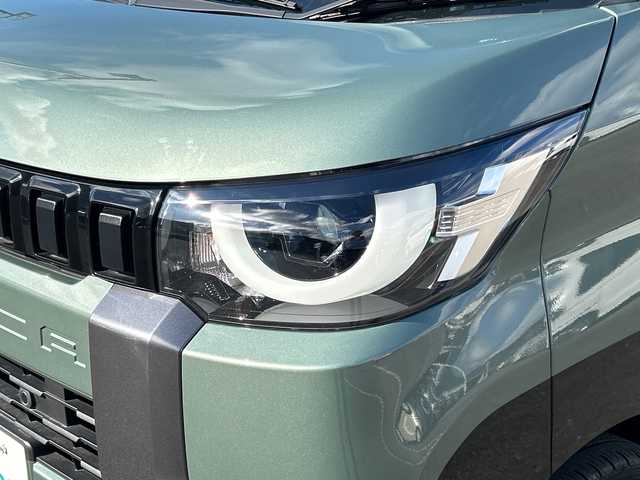 三菱 デリカミニ T プレミアム 佐賀県 2023(令5)年 2.3万km Ｄグリーン 社外9インチナビゲーション/マイパイロット/マルチアラウンドモニター/ステアリングヒーター/前席シートヒーター/デジタルインナーミラー/両側パワースライドドア/パドルシフト/社外ドライブレコーダー前後/ヒルディセントコントロール/助手席側電動スライドドア/衝突被害軽減ブレーキシステム/車線逸脱警報システム/車線維持支援機能/LEDヘッドライト/フォグランプ/純正15インチアルミホイール/スマートキー/スペアキー×１