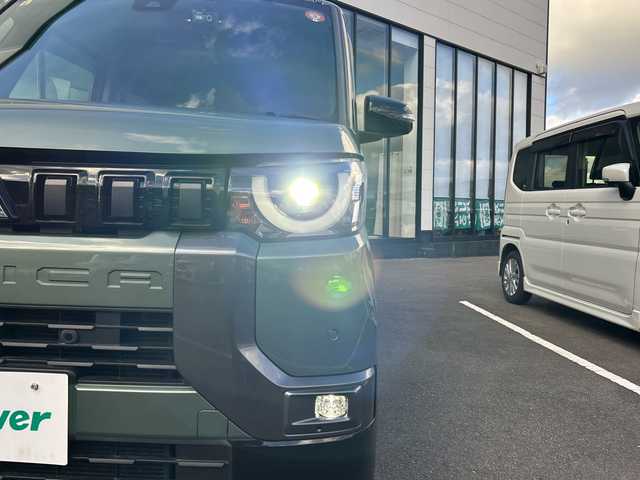 三菱 デリカミニ T プレミアム 佐賀県 2023(令5)年 2.3万km Ｄグリーン 社外9インチナビゲーション/マイパイロット/マルチアラウンドモニター/ステアリングヒーター/前席シートヒーター/デジタルインナーミラー/両側パワースライドドア/パドルシフト/社外ドライブレコーダー前後/ヒルディセントコントロール/助手席側電動スライドドア/衝突被害軽減ブレーキシステム/車線逸脱警報システム/車線維持支援機能/LEDヘッドライト/フォグランプ/純正15インチアルミホイール/スマートキー/スペアキー×１