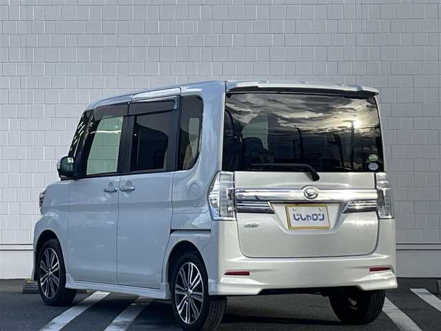 ダイハツ タント カスタム RS SA 熊本県 2014(平26)年 6.9万km パールホワイトⅢ (株)IDOMが運営する【じしゃロン熊本店】の自社ローン専用車両になりますこちらは現金またはオートローンご利用時の価格です。自社ローンご希望の方は別途その旨お申付け下さい/純正ナビ　/Ｂカメラ　/フルセグテレビ/CD/DVD/Bluetooth接続/両側パワースライドドア　/ＥＴＣ　/アイドリングストップ　/ＬＥＤヘッドライト　/プッシュスタート　/スマートキー