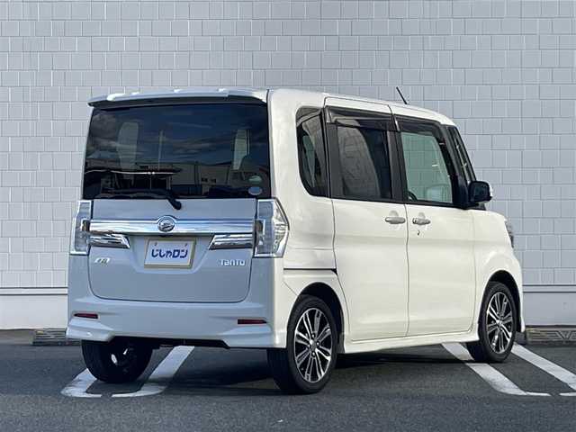 ダイハツ タント カスタム RS SA 熊本県 2014(平26)年 6.9万km パールホワイトⅢ (株)IDOMが運営する【じしゃロン熊本店】の自社ローン専用車両になりますこちらは現金またはオートローンご利用時の価格です。自社ローンご希望の方は別途その旨お申付け下さい/純正ナビ　/Ｂカメラ　/フルセグテレビ/CD/DVD/Bluetooth接続/両側パワースライドドア　/ＥＴＣ　/アイドリングストップ　/ＬＥＤヘッドライト　/プッシュスタート　/スマートキー