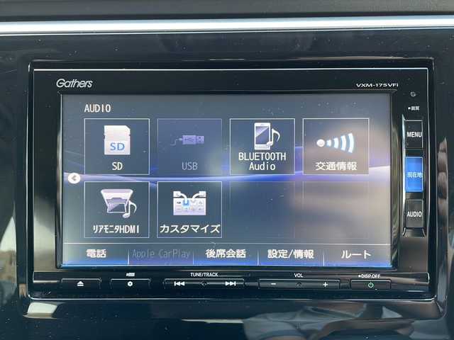 ホンダ ステップワゴン スパーダ ホンダセンシング 秋田県 2016(平28)年 9.7万km モダンスティールM 4WD/純正インターナビ(VXM-175VFNi)/CD/DVD/BT/フルセグテレビ/ミュージックサーバー/バックカメラ/ETC/フリップダウンモニター/衝突被害軽減ブレーキ/レーンキープアシスト/レーダークルーズコントロール/両側パワースライドドア/パドルシフト/ステアリングスイッチ/ミラーヒーター/スマートキー/プッシュスタート/LEDヘッドライト/オートライト/フォグランプ/16インチ社外アルミスタッドレス/純正16インチアルミホイール積み込み