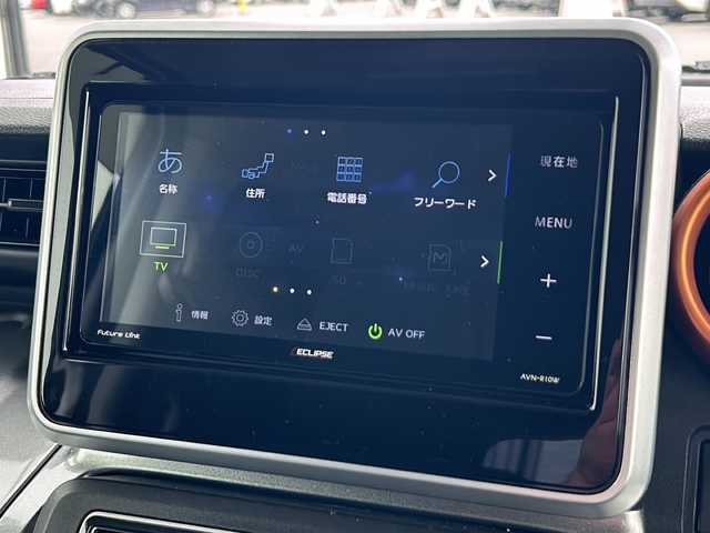 マツダ フレアワゴン ハイブリッド XS 山形県 2019(令1)年 5.8万km ピュアホワイトP デュアルセンサーブレーキサポート/４WD/社外SDナビ/（AM/FM/CD/DVD/BT/TV）/両側パワースライドドア/シートヒーター/純正AW/リアパーキングセンサー/ドアバイザー/フォグランプ/電動格納ウインカーミラー/ハイビームアシスト機能/車線逸脱警報機能