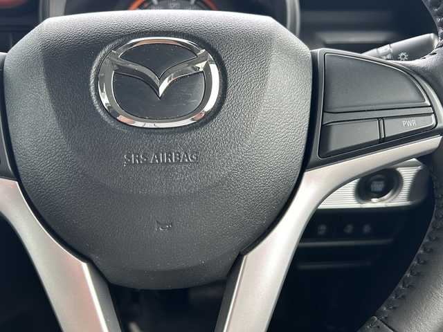 マツダ フレアワゴン ハイブリッド XS 山形県 2019(令1)年 5.8万km ピュアホワイトP デュアルセンサーブレーキサポート/４WD/社外SDナビ/（AM/FM/CD/DVD/BT/TV）/両側パワースライドドア/シートヒーター/純正AW/リアパーキングセンサー/ドアバイザー/フォグランプ/電動格納ウインカーミラー/ハイビームアシスト機能/車線逸脱警報機能