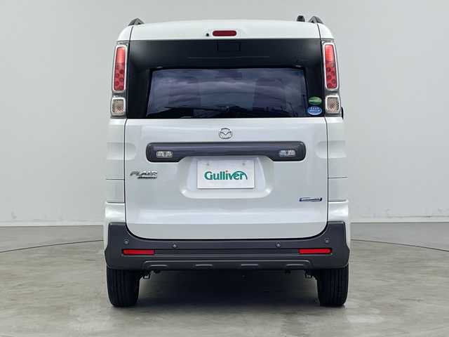 マツダ フレアワゴン ハイブリッド XS 新潟県 2019(令1)年 5.8万km ピュアホワイトP デュアルセンサーブレーキサポート/４WD/社外SDナビ/（AM/FM/CD/DVD/BT/TV）/両側パワースライドドア/シートヒーター/純正AW/リアパーキングセンサー/ドアバイザー/フォグランプ/電動格納ウインカーミラー/ハイビームアシスト機能/車線逸脱警報機能