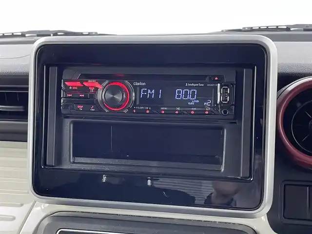 マツダ フレアワゴン ハイブリッド XS 福井県 2019(令1)年 2.8万km シフォンアイボリーM クラリオン製オーディオ/スペアキー/両側パワースライドドア　/社外前後ドライブレコーダー　/純正フロアマット　/シートヒーター　/後方センサー　/ハロゲンヘッドライト　/オートライト　/後席サーキュレーター/純正フロアマット/レベライザー　/ＡＢＳ