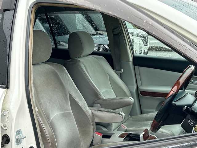 トヨタ ハリアー 240G L アルカンターラ プライムバージョン 千葉県 2009(平21)年 14.5万km ホワイトパールクリスタルシャイン ナビ　バックカメラ　ＣＤ　ＭＤ　ＥＴＣ　ＭＴモード付ＡＴ　純正フロアマット　ハーフレザー　パワーシート　フロント・サイド・リアエアロ　純正１８インチＡＷ　オートライト　ハロゲンライト　ドアバイザー