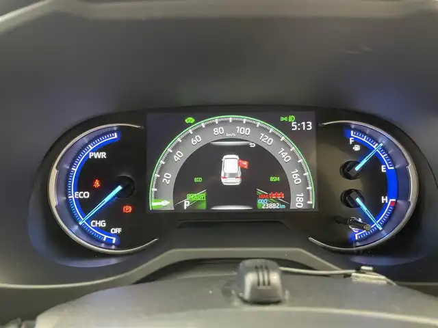 トヨタ ＲＡＶ４ ハイブリットG 東京都 2019(令1)年 2.4万km グレーメタリック ○革シート/○純正メモリーナビ/　CD・DVD・BT・フルセグ/○バックカメラ/○ETC/○ドライブレコーダー/○ACC/○BSM/○LKA/○ステアリングヒーター/○ステアリングスイッチ/○オートハイビームアシスト/○革巻きステアリング/○パワーバックドア/○フロアマット/○ドアバイザー/○シートヒーター/○パワーシート/○社外ルーフキャリア/○社外サイドステップ/○保証書/○取扱説明書/○スペアキー