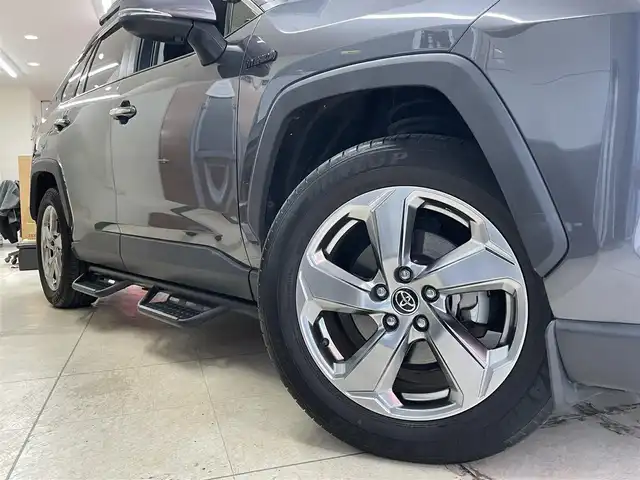 トヨタ ＲＡＶ４ ハイブリットG 東京都 2019(令1)年 2.4万km グレーメタリック ○革シート/○純正メモリーナビ/　CD・DVD・BT・フルセグ/○バックカメラ/○ETC/○ドライブレコーダー/○ACC/○BSM/○LKA/○ステアリングヒーター/○ステアリングスイッチ/○オートハイビームアシスト/○革巻きステアリング/○パワーバックドア/○フロアマット/○ドアバイザー/○シートヒーター/○パワーシート/○社外ルーフキャリア/○社外サイドステップ/○保証書/○取扱説明書/○スペアキー