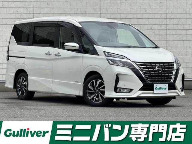 日産 セレナ ハイウェイスター V 福岡県 2022(令4)年 2.3万km ブリリアントホワイトパール 純正10型SDナビ(フルセグTV/CD/DVD/BT)アラウンドビューモニタープロパイロットエマージェンシーブレーキコーナーセンサーBSM両側パワスラドラレコETCデジタルインナーミラーUSBポート純正/LEDヘッドライト純正フロアマット純正16インチアルミホイール