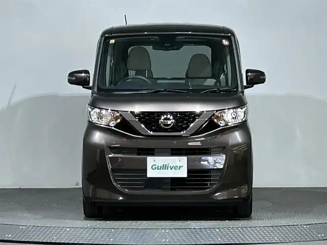 日産 ルークス X 愛媛県 2020(令2)年 6.2万km 茶 純正メモリナビゲーション/インテリジェントアラウンドビューモニター/先進安全装備/・インテリジェントエマージェンシーブレーキ/・踏み間違い衝突防止アシスト/・インテリジェントＬＩ【車線逸脱防止支援システム】/・LＤＷ【車線逸脱警報】/・インテリジェントFＣＷ【前方衝突予測警報】/・インテリジェントＤＡ【ふらつき警報】/・標識検知機能/ハンズフリーパワースライドドア【助手席側】/ハイビームアシスト/ETC/SRSエアバック【運転席/助手席/サイド/カーテン】/インテリジェントキー/プッシュエンジンスターター/保証書/取扱説明書/スペアキー１本