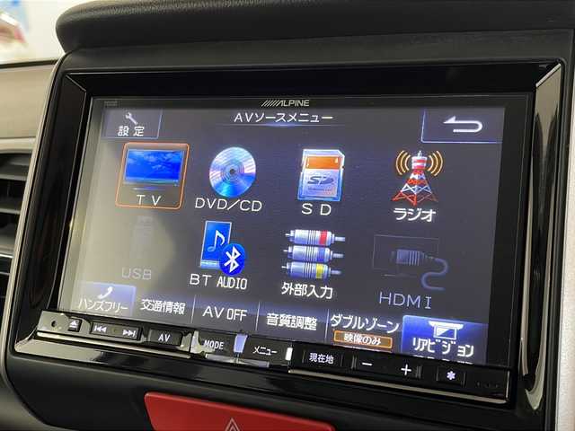 ホンダ Ｎ ＢＯＸ 2トーン カスタム G Aパッケージ 福井県 2014(平26)年 4.1万km プレミアムホワイトパール 社外ナビ/フルセグTV/バックカメラ/両側パワースライドドア/純正AW/オートライト/HIDヘッドライト/フォグランプ/プッシュスタート/スマートキー/スペアキー/ウィンカーミラー