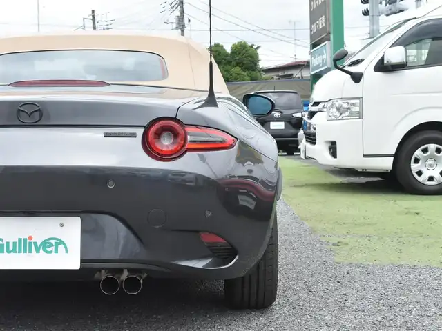 マツダ ロードスター S レザーパッケージ Vセレクション 神奈川県 2024(令6)年 0.3万km マシーングレープレミアムM 6速マニュアル/ワンオーナー/タンレザーシート/純正SDナビ/Bluetoothオーディオ/フルセグテレビ/バックカメラ/衝突軽減ブレーキ/レーンキープアシスト/衝突軽減ブレーキ/ＥＴＣ/純正１６inアルミホイール/オートライト/ＬＥＤライト/スマートキー/プッシュスタート/純正フロアマット/保証書