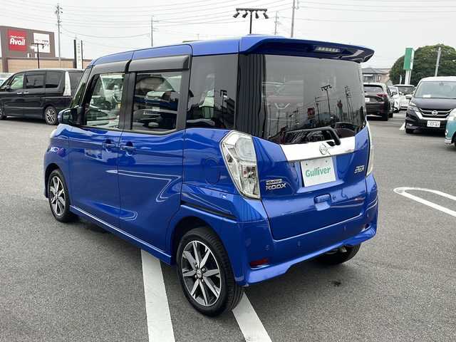 日産 デイズ ルークス ハイウェイスター Gターボ 岐阜県 2020(令2)年 5.3万km オーシャンブルーP 登録時走行距離：52657km/純正7インチSDナビ/フルセグテレビ・BT・DVD再生/アラウンドビューモニター/前後ドライブレコーダー/両側パワースライドドア/ETC/LEDヘッドライト/フォグランプ/オートライト/オートマチックハイビーム/衝突被害軽減システム/純正15インチアルミホイール
