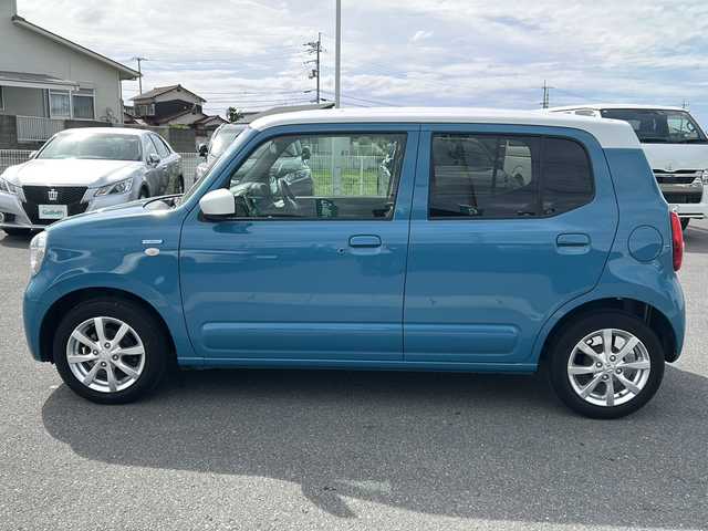 スズキ アルト ハイブリッドX 香川県 2022(令4)年 2万km ダスクブルーメタリック/ホワイト ディスプレィオーディオ／ＬＥＤライト／バックカメラ／オートライト／シートヒーター／ＥＴＣ／プッシュスタート／レーダーブレーキ／コーナーセンサー