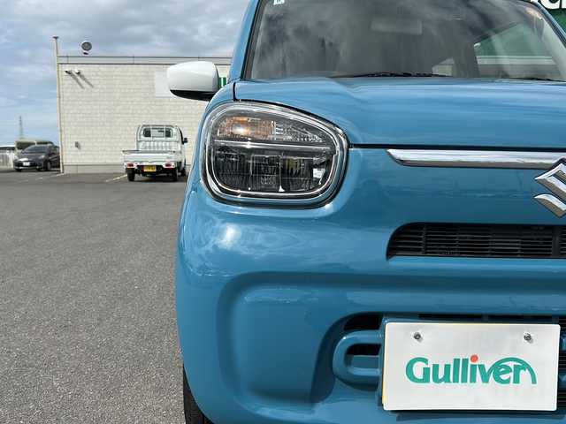 スズキ アルト ハイブリッドX 香川県 2022(令4)年 2万km ダスクブルーメタリック/ホワイト ディスプレィオーディオ／ＬＥＤライト／バックカメラ／オートライト／シートヒーター／ＥＴＣ／プッシュスタート／レーダーブレーキ／コーナーセンサー