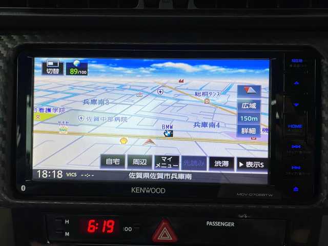 トヨタ ８６ GT 佐賀県 2019(令1)年 6.1万km クリスタルブラックシリカ 社外ナビMDV-D706BTW/フルセグTVBluetoothDVDUSB/バックカメラ/ETC/前後ドラレコ/クルーズコントロール/LEDヘッドライト/社外テールランプ/純正テールランプ積込み/BLITZサクションキット/BLITZタワーバー/コーナーセンサー/純正１７インチAW/スマートキー×2/プッシュスタート