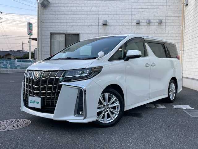 トヨタ アルファード S 埼玉県 2021(令3)年 4.6万km ホワイトパールクリスタルシャイン ワンオーナー/トヨタセーフティセンス/　・プリクラッシュセーフティ/　・レーントレーシングアシスト/　・アダプティブハイビームシステム/　・オートマチックハイビーム/　・ロードサインアシスト/　・レーダークルーズコントロール（全車速追従機能付き）/　・先行車発進告知機能/純正T-Connectナビ/　 DTV/CD/DVD/BT/HDMI/Apple CarPlay/AndroidAuto/Miracast/フリップダウンモニター/ツインムーンルーフ/クリアランスソナーセンサー/両側パワースライド/バックカメラ/純正ドライブレコーダー（DRT-H168A）/デュアルエアコン/フォグランプ/シートカバー（全席）/プッシュスタート/ビルトインETC2.0/スマートキー/純正フロアマット