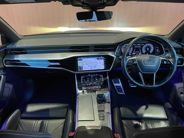 アウディ Ａ７ SB 40TDIクワトロ Sライン 愛知県 2020(令2)年 3.3万km ミトスブラックメタリック ドライビングパッケージ/アシスタンスパッケージ/21インチアルミ/純正メモリナビ/360°カメラ/ACC/BSM/LKA/アダプティブダンピングサスペンション/黒革シート/シートヒーター/パワーシート/マルチカラーアンビエントライト