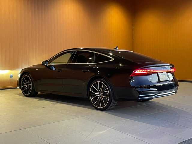 アウディ Ａ７ SB 40TDIクワトロ Sライン 愛知県 2020(令2)年 3.3万km ミトスブラックメタリック ドライビングパッケージ/アシスタンスパッケージ/21インチアルミ/純正メモリナビ/360°カメラ/ACC/BSM/LKA/アダプティブダンピングサスペンション/黒革シート/シートヒーター/パワーシート/マルチカラーアンビエントライト