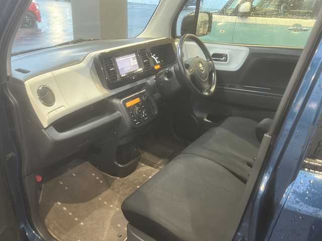 スズキ ＭＲワゴン X セレクション 秋田県 2013(平25)年 11.6万km グレースブルーパールメタリック ４WD /バックカメラ/運転席シートヒーター/HIDヘッドライト/オートライト/電動格納ミラー/バニティーミラー/革巻きステアリング/社外フロアマット/スマートキー