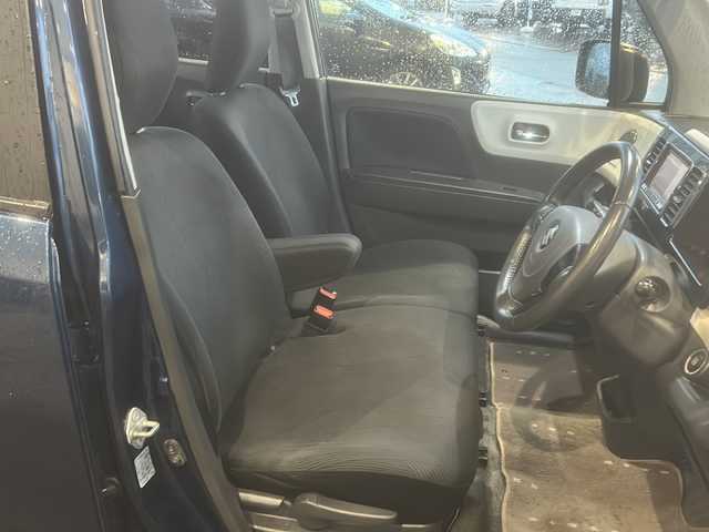 スズキ ＭＲワゴン X セレクション 秋田県 2013(平25)年 11.6万km グレースブルーパールメタリック ４WD /バックカメラ/運転席シートヒーター/HIDヘッドライト/オートライト/電動格納ミラー/バニティーミラー/革巻きステアリング/社外フロアマット/スマートキー