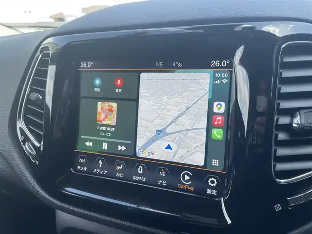 クライスラー・ジープ ジープ コンパス ナイトイーグル 栃木県 2018(平30)年 1.4万km 赤 ワンオーナー /AppleCarPlay/ナビ/フルセグTV/バックカメラ/ETC/ACC/ブレーキアシスト/レーンキープアシスト/ブラインドスポット /パークセンサー/ハーフレザーシート /ドアバイザー/ドライブレコーダー