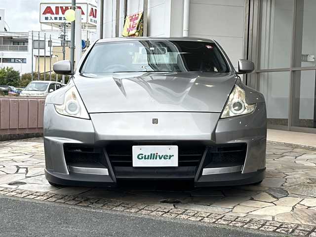 日産 フェアレディ Ｚ バージョンS 鹿児島県 2008(平20)年 10.5万km ブレードシルバー 禁煙車　/純正ナビ　/・フルセグＴＶ　/・ＴＶキャンセラー　/社外エアロ　/社外リアスポイラー　/ビルドインＥＴＣ　/ＭＴ車　/純正１９インチアルミ　/キセノンヘッドライト　/純正フロアマット　/社外前方ドラレコ　/電格ミラー/スマートキー