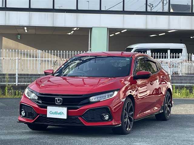 ホンダ シビック ハッチバック 熊本県 2017(平29)年 5.2万km フレームレッド プッシュスタート/純正ナビ/（CD・DVD・フルセグTV・BTオーディオ・SD）/バックカメラ/ビルトインETC/ドライブレコーダー/純正18インチAW/クルーズコントロール/パドルシフト/前席シートヒーター/LEDヘッドライト/オートライト/フォグライト/横滑り防止装置/ウィンカーミラー/純正フロアマット/純正ドアバイザー/新車保証書/取扱説明書/スマートスペアキー×1本