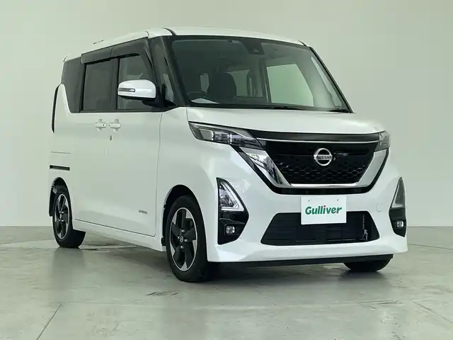 日産 ルークス HWS X プロパイロットED 大阪府 2020(令2)年 6万km ホワイトパール 純正9型ナビ/・Bluetooth/・CD/DVD/・フルセグテレビ/アラウンドビューモニター/両側パワースライドドア/衝突軽減ブレーキ/レーンキープアシスト/レーダークルーズコントロール/オートホールド/スマートキー/純正ドライブレコーダー/ＥＴＣ/前後コーナーセンサー/ＬＥＤヘッドライト