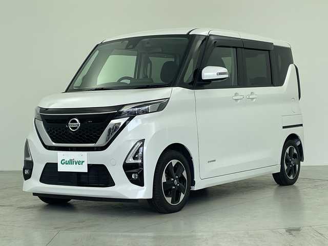 日産 ルークス HWS X プロパイロットED 大阪府 2020(令2)年 6万km ホワイトパール 純正9型ナビ/・Bluetooth/・CD/DVD/・フルセグテレビ/アラウンドビューモニター/両側パワースライドドア/衝突軽減ブレーキ/レーンキープアシスト/レーダークルーズコントロール/オートホールド/スマートキー/純正ドライブレコーダー/ＥＴＣ/前後コーナーセンサー/ＬＥＤヘッドライト