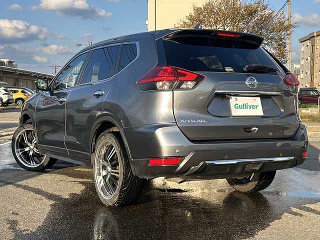 日産 エクストレイル 20X 石川県 2018(平30)年 8.1万km ダークメタルグレー 4WD/インテリジェントエマージェンシーブレーキ/・踏み間違い衝突防止アシスト/・車線逸脱警報/・進入禁止標識検システム/・フロント/バックソナー/社外ディスプレイオーディオ/【Bluetooth・FM・AM】/バックカメラ/LEDヘッドライト/・オートライト/・フォグランプ/ETC/前後ミラー型ドライブレコーダー/ステアリングリモコン/スマートキー/・プッシュスタート/ヒルディセントコントロール/パワーバックドア/アイドリングストップ/横滑り防止装置/レザーハンドル/社外フロアマット/純正AWスタッドレスタイヤ車載/保証書/取扱説明書