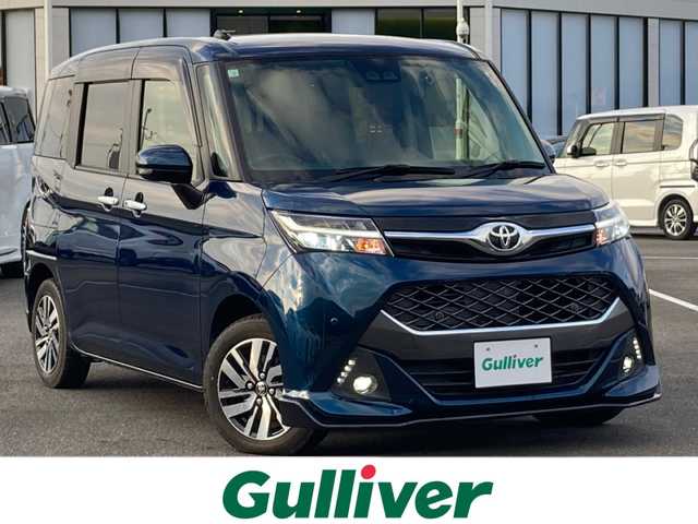 トヨタ タンク カスタムG 佐賀県 2020(令2)年 4万km レーザーブルークリスタルシャイン 純正9インチナビ/バックカメラ/両側パワースライドドア/プリクラッシュセーフティ/レーンキープアシスト/オートハイビーム/コーナーセンサー/クルーズコントロール/ビルトインETC/革調シートカバー/シートヒーター/ステアリングリモコン/ドライブレコーダー/プッシュスタート/スマートキー/LEDヘッドライト/フォグライト/純正アルミホイール