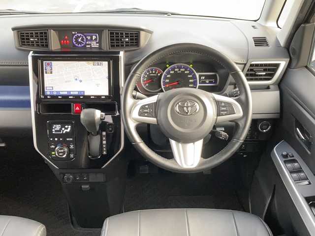 トヨタ タンク カスタムG 佐賀県 2020(令2)年 4万km レーザーブルークリスタルシャイン 純正9インチナビ/バックカメラ/両側パワースライドドア/プリクラッシュセーフティ/レーンキープアシスト/オートハイビーム/コーナーセンサー/クルーズコントロール/ビルトインETC/革調シートカバー/シートヒーター/ステアリングリモコン/ドライブレコーダー/プッシュスタート/スマートキー/LEDヘッドライト/フォグライト/純正アルミホイール