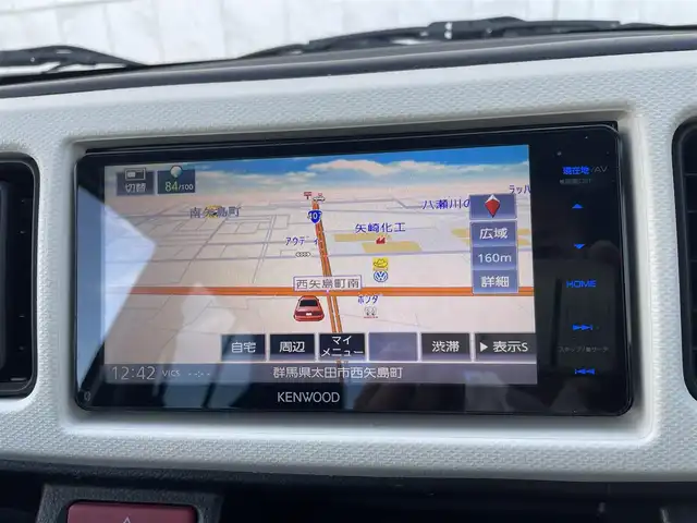 マツダ キャロル GL 群馬県 2019(平31)年 3.9万km シルキーシルバーメタリック スマートブレーキサポート/・デュアルセンサーブレーキサポート/・誤発進抑制機能/・車線逸脱警報/・ふらつき防止/社外メモリナビ　MDV-M705W/(CD DVD Bluetooth iPod フルセグ AM FM SD) /バックカメラ/ETC/社外前後ドライブレコーダー　ZDR026/アイドリングストップ/運転席シートヒーター/ケンウッドツィーター/オートライト/レベライザー/横滑り防止/取扱説明書/保証書/スペアキー