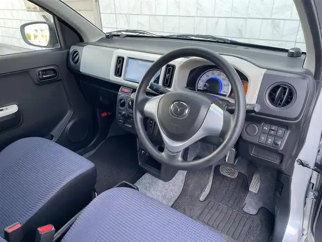 マツダ キャロル GL 群馬県 2019(平31)年 3.9万km シルキーシルバーメタリック スマートブレーキサポート/・デュアルセンサーブレーキサポート/・誤発進抑制機能/・車線逸脱警報/・ふらつき防止/社外メモリナビ　MDV-M705W/(CD DVD Bluetooth iPod フルセグ AM FM SD) /バックカメラ/ETC/社外前後ドライブレコーダー　ZDR026/アイドリングストップ/運転席シートヒーター/ケンウッドツィーター/オートライト/レベライザー/横滑り防止/取扱説明書/保証書/スペアキー