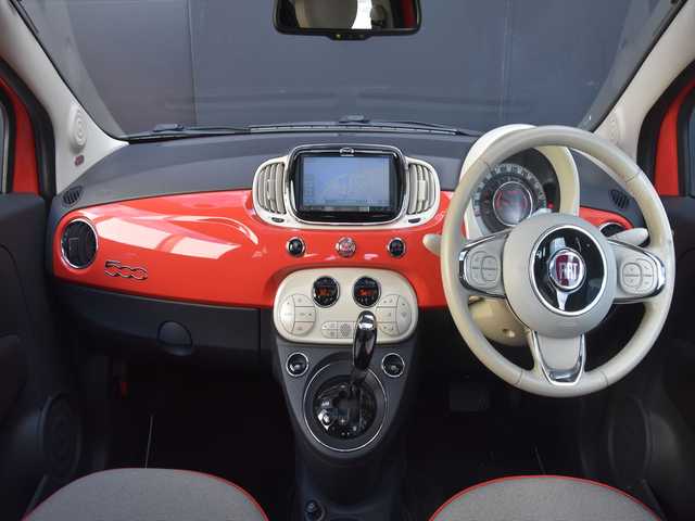 フィアット ５００ スカッコ 和歌山県 2017(平29)年 5.2万km オレンジ 特別仕様車 /ガラスルーフ /ナビ /TV /Bカメラ /beatsオーディオ /ドラレコ /専用チェック柄シート /専用15incAW /HIDライト /キーレス /ステアリングスイッチ /オートエアコン /ETC