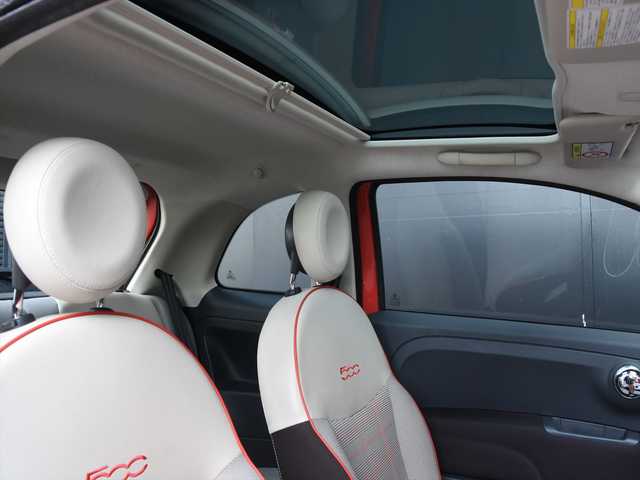 フィアット ５００ スカッコ 和歌山県 2017(平29)年 5.2万km オレンジ 特別仕様車 /ガラスルーフ /ナビ /TV /Bカメラ /beatsオーディオ /ドラレコ /専用チェック柄シート /専用15incAW /HIDライト /キーレス /ステアリングスイッチ /オートエアコン /ETC