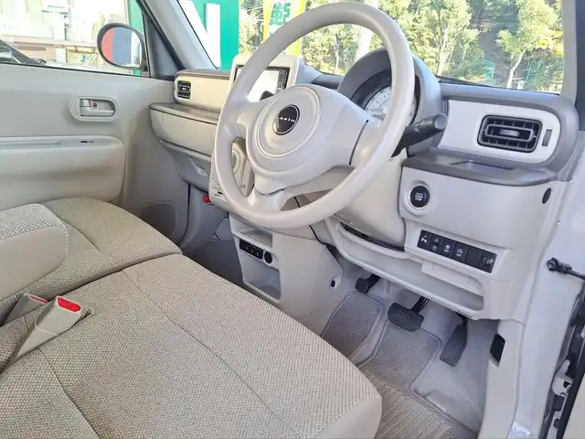 スズキ ラパン G 大阪府 2023(令5)年 0.3万km フォーンベージュM /禁煙車//ワンオーナー車//純正メモリナビ/KXM-E507W//Bluetooth/CD/DVD/USB/iPod//フルセグテレビ//前後ドライブレコーダー//純正フロアマット//アイドリングストップ//オートハイビーム//スマートキー//運転席シートヒーター//後方コーナーセンサー//車線逸脱警報システム//type-c充電ソケット//Wエアバッグ//スペアキー×1//取扱説明書/保証書