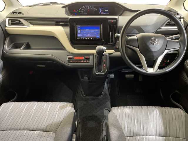 スズキ ソリオ G 愛媛県 2021(令3)年 5.4万km ピュアホワイトP 社外７インチナビ（CN-E330D）/ワンセグTV/バックカメラ/ドライブレコーダー/コーナーセンサー/両側スライドドア/オートライト/オートマチックハイビーム/電動格納ドアミラー/スマートキー/プッシュスタート/禁煙車