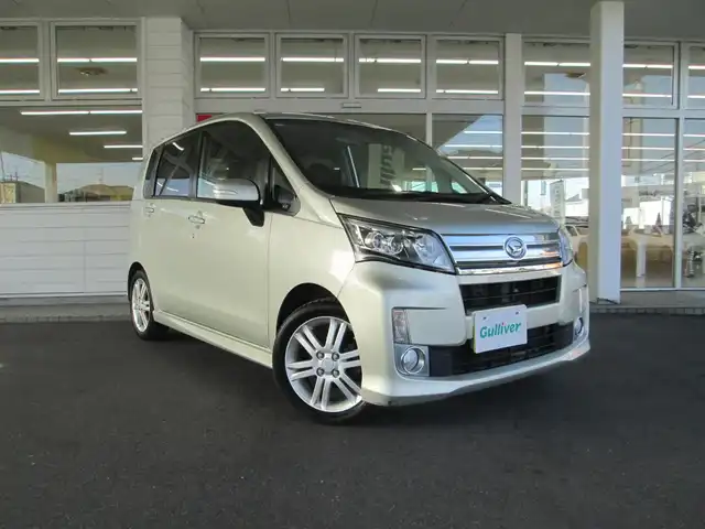 ダイハツ ムーヴ カスタム RS 千葉県 2013(平25)年 7万km シャンパンゴールドメタリックⅡ ワンオーナー/社外ナビ、フルセグTV/社外オーディオ【DVD/CD/BT/SD/USB】/LEDヘッドライト&ハロゲンフォグ/momoステアリング/アイドリングストップ/電動格納ウィンカーミラー/純正15インチアルミホイール/ETC/スペアキー/取扱説明書/ナビ取扱説明書/新車時保証書/整備記録簿(H26~R7)有