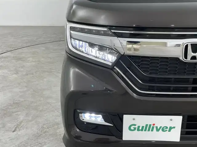 ホンダ Ｎ ＢＯＸ カスタム G L ホンダセンシング 福島県 2017(平29)年 8.2万km プレミアムグラマラスブロンズP 純正ディスプレイオーディオ/型式：WX-171CP/【AM/FM/USB/HDMI/CD/Bluetooth/ワンセグTV】/・バックカメラ/・前方ドライブレコーダー/・ETC/ホンダセンシング/・衝突軽減ブレーキ/・路外逸脱抑制機能/・レーンキープアシスト/・アダプティブクルーズコントロール/・オートマチックハイビーム/後方コーナーセンサー/LEDヘッドライト/・オートライト/・LEDフロントフォグライト/ステアリングスイッチ/片側パワースライドドア/チップアップシート/純正サイドエアロ/アイドリングストップ/横滑り防止装置/ABS/純正14インチアルミホイール/電動格納ウィンカーミラー/プッシュスタート/・スマートキー/・スペアキー/取扱説明書
