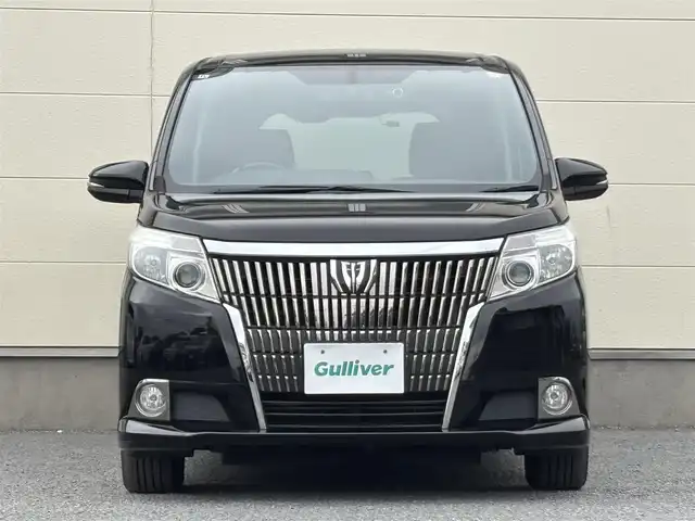 トヨタ エスクァイア Gi 茨城県 2014(平26)年 7.4万km ブラック 純正ナビ/ (AM/FM/CD/Bluetooth/フルセグTV)/バックカメラ/フリップダウンモニター/クルーズコントロール/スペアキー/ビルトインETC/ドライブレコーダー(前後)/両側パワースライドドア/シートヒーター/オートライト/衝突被害軽減ブレーキ/純正アルミホイール/純正フロアマット