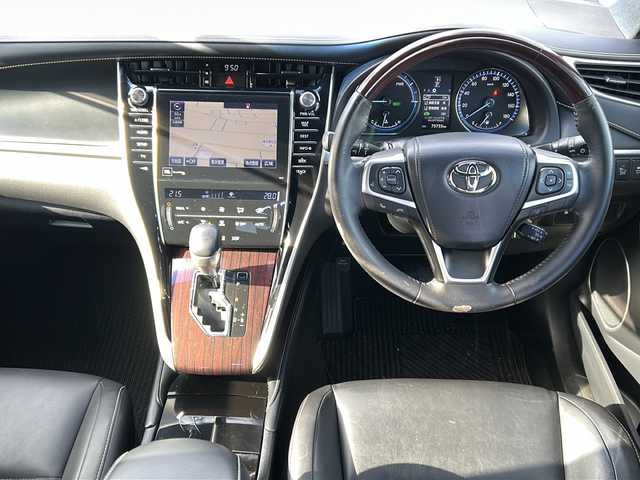 トヨタ ハリアー ハイブリッド プレミアム 秋田県 2014(平26)年 7.6万km スパークリングブラックパールクリスタルシャイン 4WD/純正SDナビ/Bluetooth、CD/DVD、フルセグTV）/バックカメラ/ETC/クルーズコントロール/パワーバックドア/D席パワーシート/ハーフレザーシート/純正リアスポイラー/純正18インチAW/取説/スペアキー