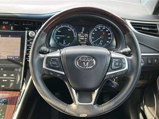 トヨタ ハリアー ハイブリッド プレミアム 秋田県 2014(平26)年 7.6万km スパークリングブラックパールクリスタルシャイン 4WD/純正SDナビ/Bluetooth、CD/DVD、フルセグTV）/バックカメラ/ETC/クルーズコントロール/パワーバックドア/D席パワーシート/ハーフレザーシート/純正リアスポイラー/純正18インチAW/取説/スペアキー