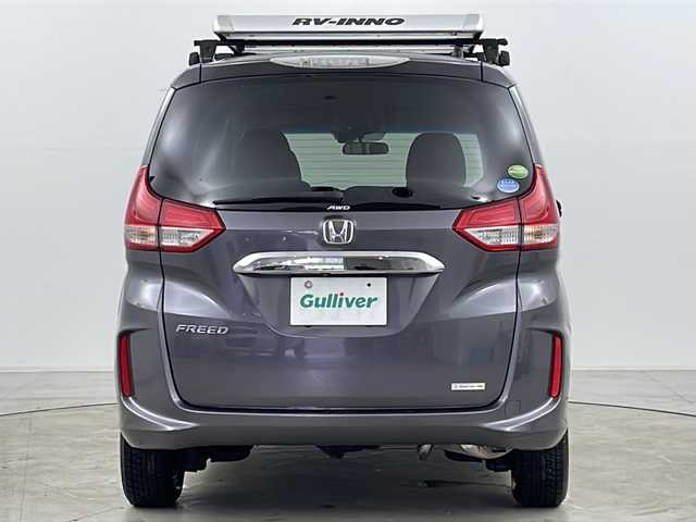 ホンダ フリード G ホンダセンシング 道央・札幌 2018(平30)年 5.4万km モダンスティールM ・4WD/・純正ナビ/CD/DVD/BT/・フルセグTV/・バックカメラ/・ホンダセンシング/　衝突軽減ブレーキ/　誤発進抑制/　アダプティブクルーズコントロール/　車線維持支援/　歩行者事故低減ステアリング/　路外逸脱抑制/　先行車発進お知らせ/　標識認識/・純正エンジンスターター /・ビルトインETC/・前席シートヒーター /・アイドリングストップ/・社外ルーフデッキ/・社外LEDヘッドライト/・社外レーダー/・後席シェード/・スペアキー/・15インチ社外AW冬タイヤ/・積込夏タイヤ/・取扱説明書/・保証書