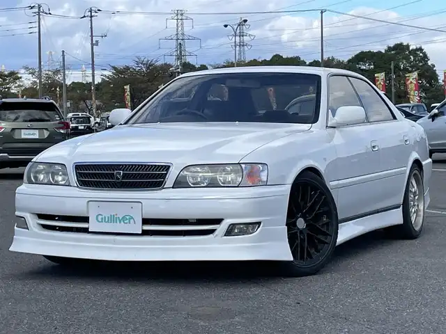 トヨタ チェイサー アバンテ Four 道央・札幌 1999(平11)年 15.1万km スーパーホワイトⅡ ４WD/社外オーディオ/CD/USB/AUX/横滑り防止装置/寒冷地仕様/ワイパーデアイサー/フォグランプ/ヒーテッドドアミラー/電動格納ミラー/純正フロアマット/社外エンジンスターター/フロントエアロ/サイドエアロ/リアアンダー/キセノンヘッドライト/社外AW付夏、冬タイヤ積込（各2本ずつ）/225/45/R18/2016年/山1mm