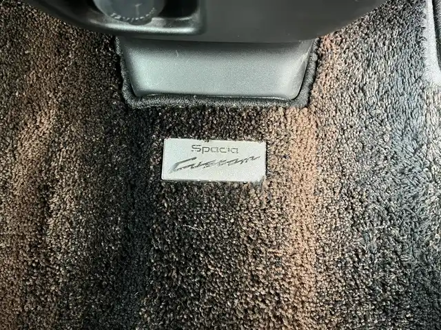 スズキ スペーシア カスタム HYBRID XS 高知県 2018(平30)年 6.2万km ブルーイッシュブラックパール3 純正ナビ/　Bluetooth/フルセグ/　CD/DVD/AM/FM/ドライブレコーダー/ビルトインETC/両側パワースライドドア/LEDヘッドライト/コーナーセンサー/ベンチシート/プッシュスタート/スマートキー/スペアキー/アイドリングストップ/ハーフレザー/シートヒーター/純正フロアマット/純正15インチアルミホイール/オートライト/衝突被害軽減システム/盗難防止装置