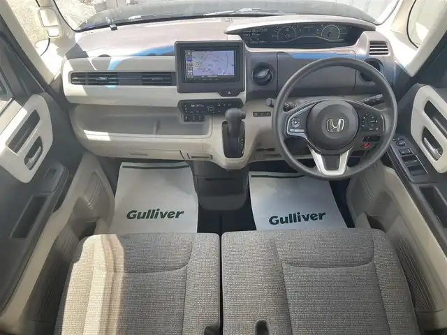 ホンダ Ｎ ＢＯＸ G L ホンダセンシング 山形県 2019(平31)年 7.4万km クリスタルブラックパール 4WD/衝突被害軽減システム/SDナビ/　　【CD　DVD　BT　フルセグ　USB】/バックカメラ/パワースライドドア/レーダークルーズコントロール/LEDオートライト/シートヒーター/ステアリングスイッチ/電動格納ウィンカーミラー/純正フロアマット/ドアバイザー/スマートキー/ETC
